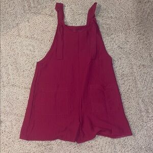 Pink Sleeveless Romper